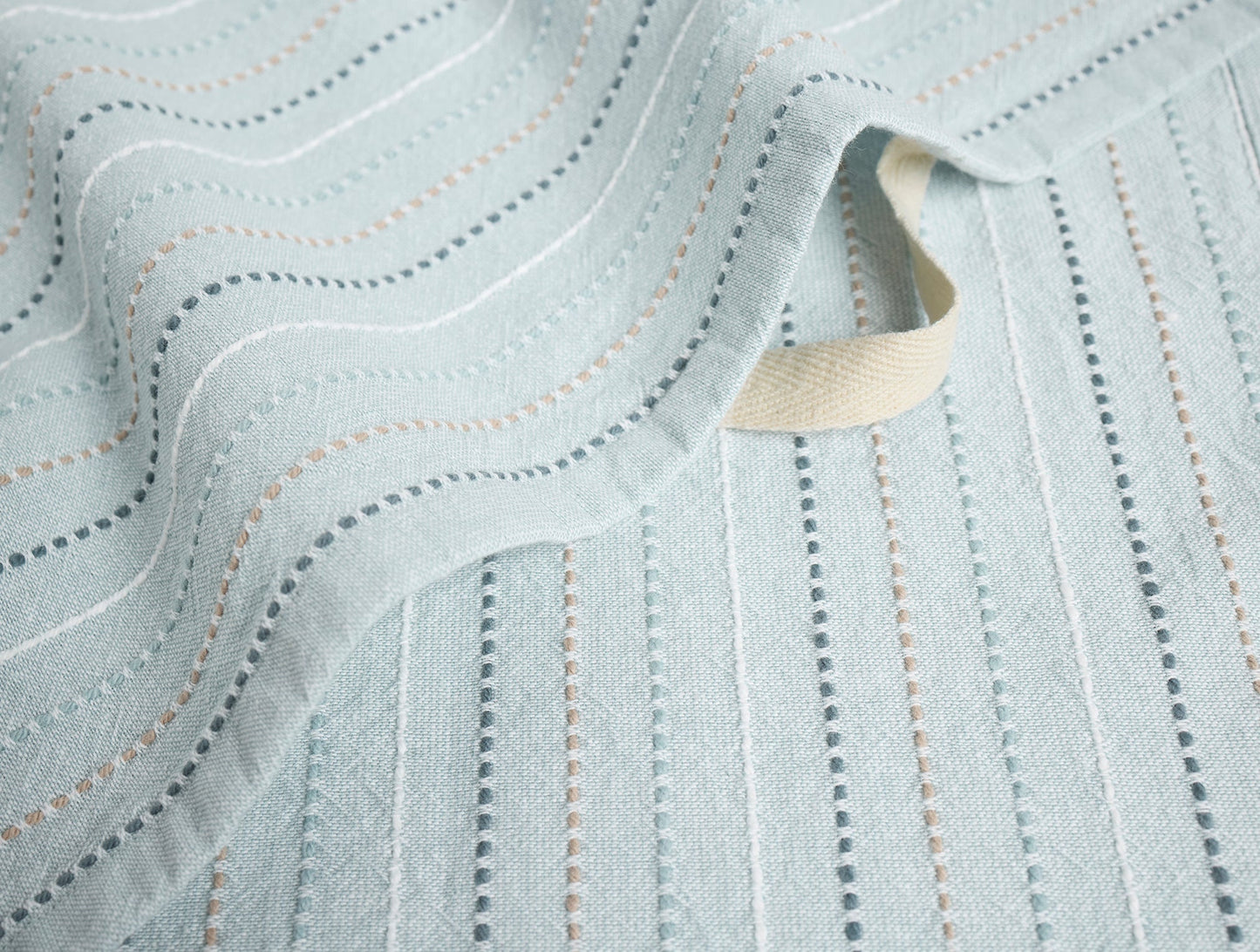 Fringe Stripe Organic Hand Towel, Set Of 2